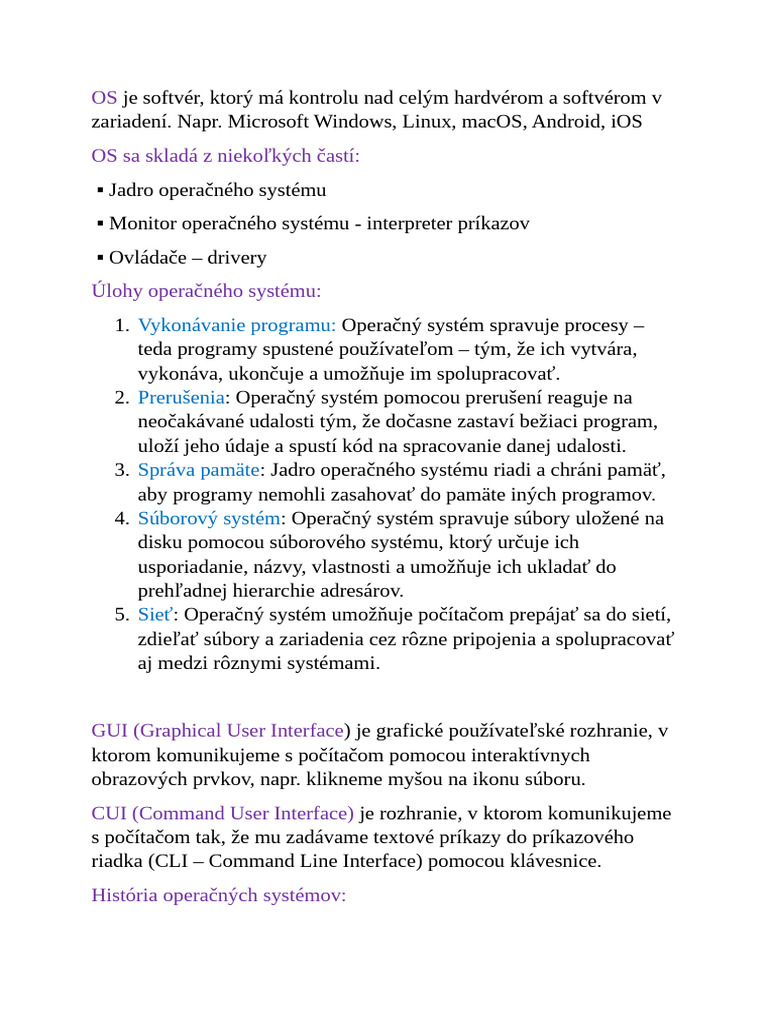 OS Je Softvér | PDF