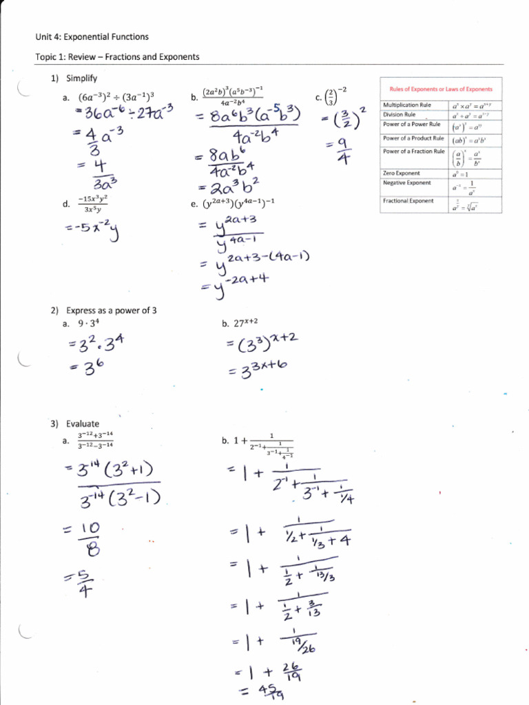 Exponential Functions and Applications | PDF | Exponentiation | Numbers