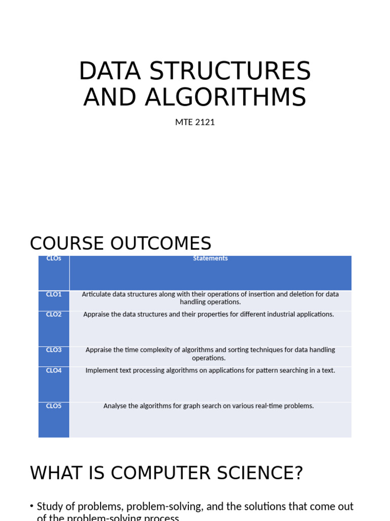 2 Dsaintro | PDF | Data Structure | Algorithms