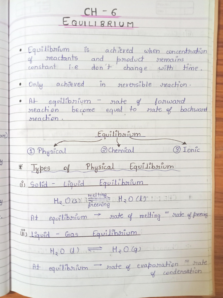 Equilibrium by Rupesh | PDF | Chemical Equilibrium | Acid