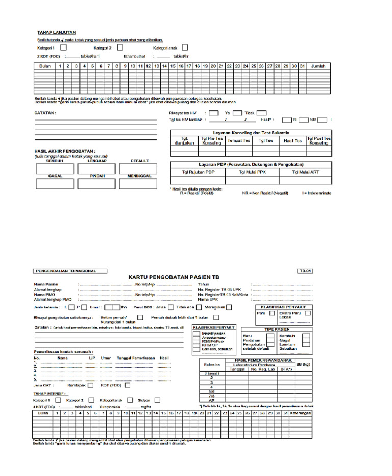 Form TB01 | PDF