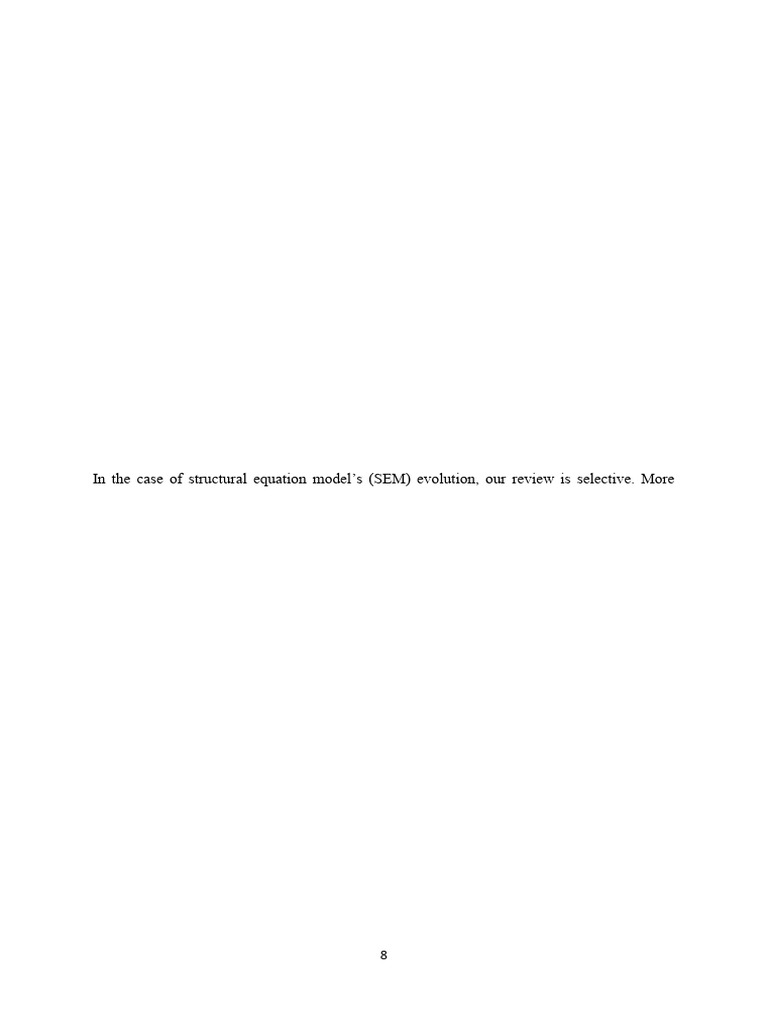 SEM 25 Pages | PDF | Structural Equation Modeling | Factor Analysis