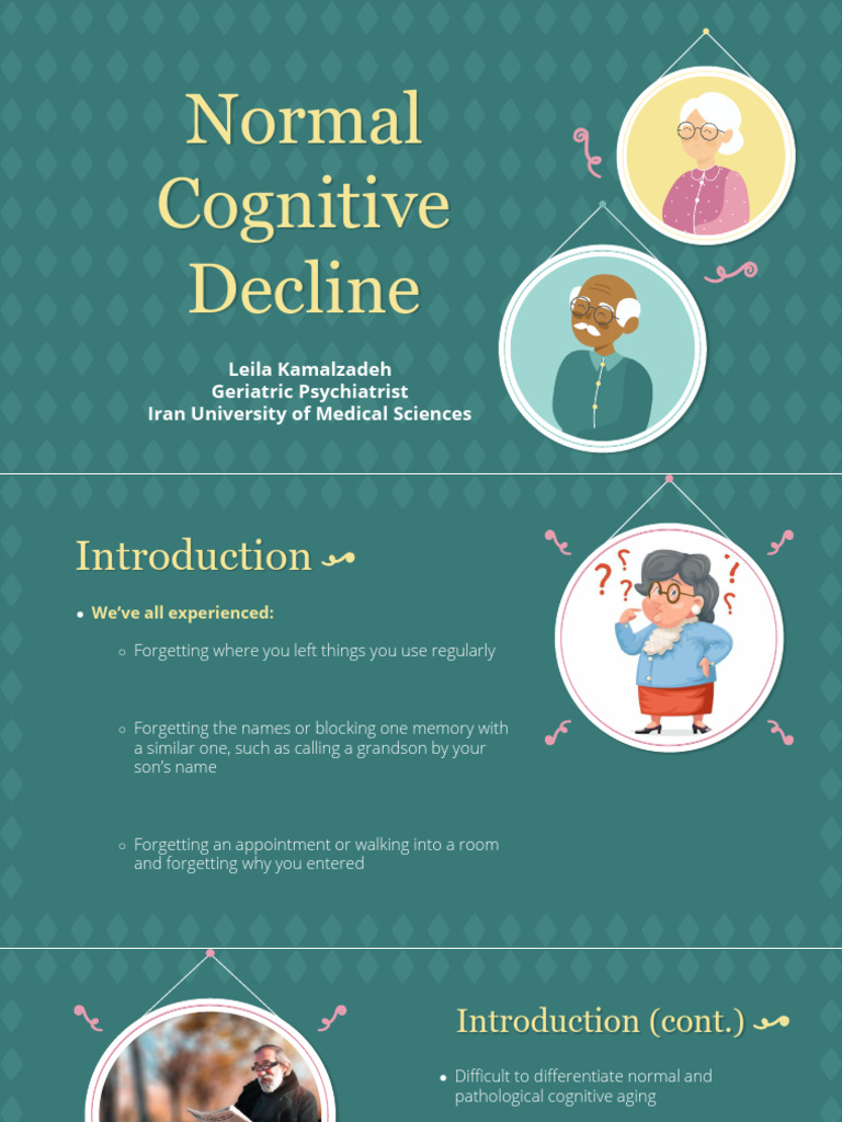 Understanding Normal Cognitive Aging | PDF | Memory | Dementia