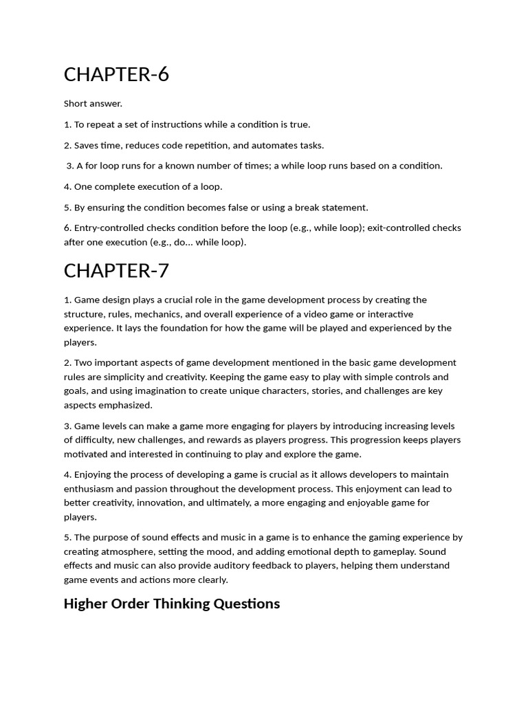 Game Development Essentials and Loops | PDF | Creativity | Experience