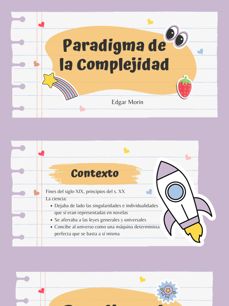 Paradigma de la Complejidad en Ciencia | PDF | Complejidad | Pensamiento