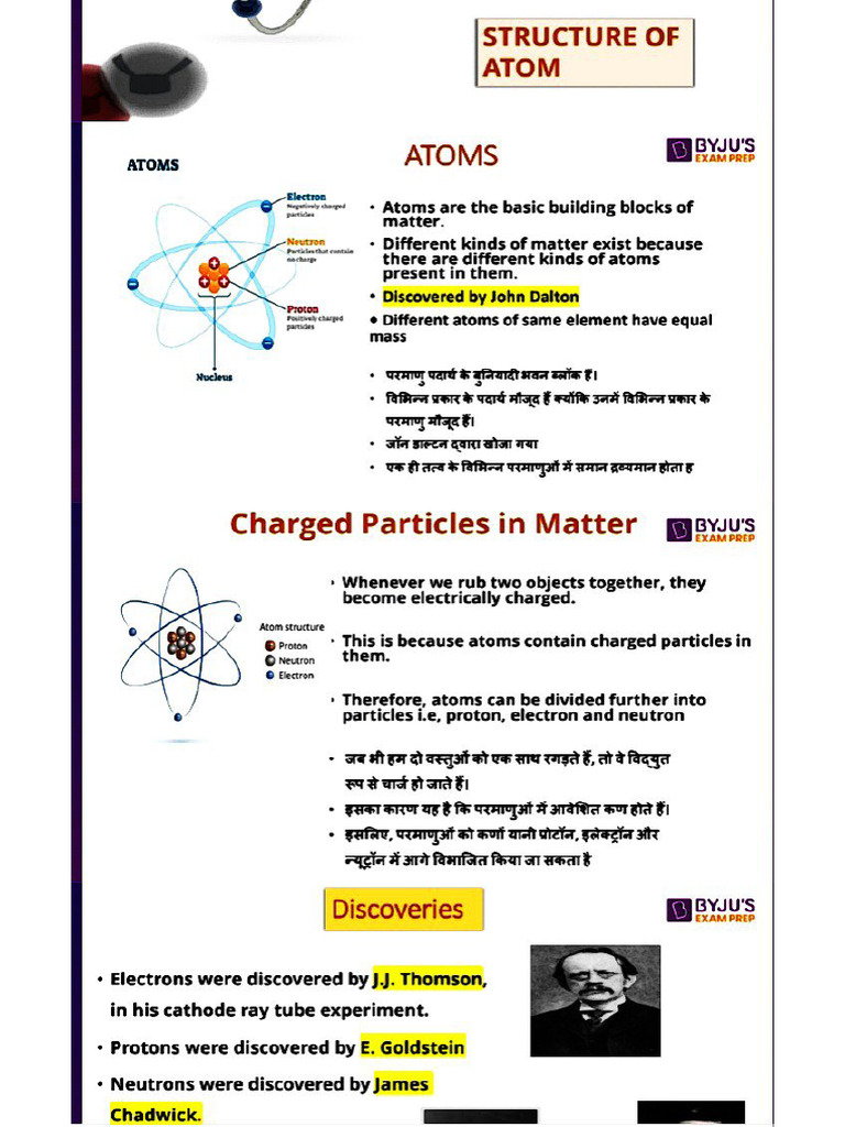 Atom Structure | PDF