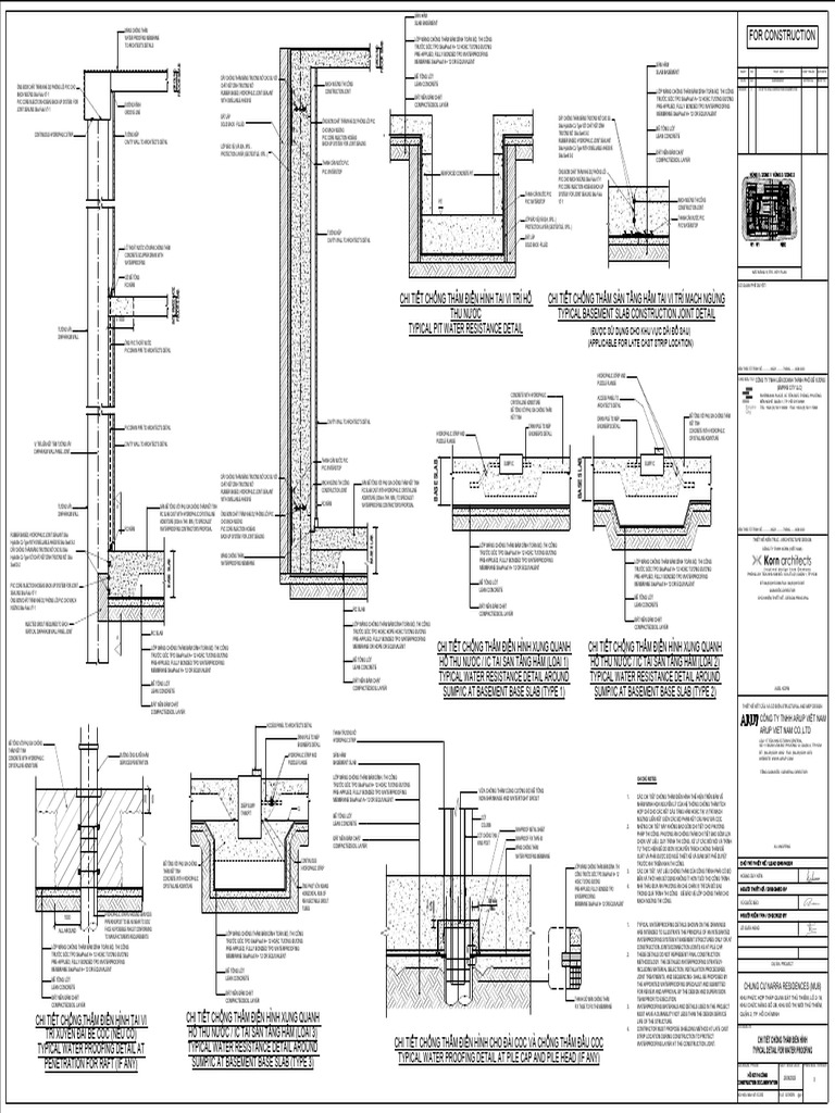 Kc-0050-Typical Detail For Water Proofin | PDF