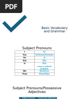 Grammar | PDF | Pronoun | Verb