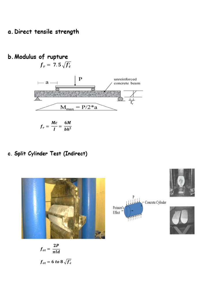 Concrete Strength Testing Methods | PDF