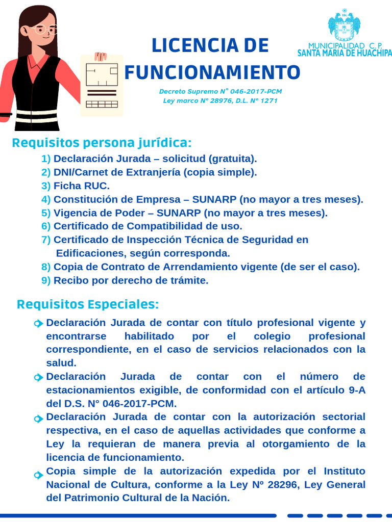 Requisitos para Licencia de Funcionamiento | PDF | Justicia | Crimen y ...