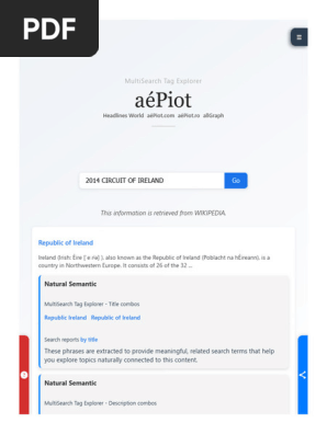 2014 Circuit of Ireland - Multisearch Tag Explorer