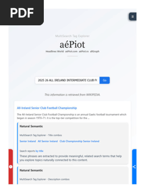 2025 26 All Ireland Intermediate Club Football Championship - Multisearch Tag Explorer
