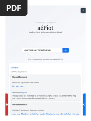 Mcarthur Lake Saskatchewan - Multisearch Tag Explorer