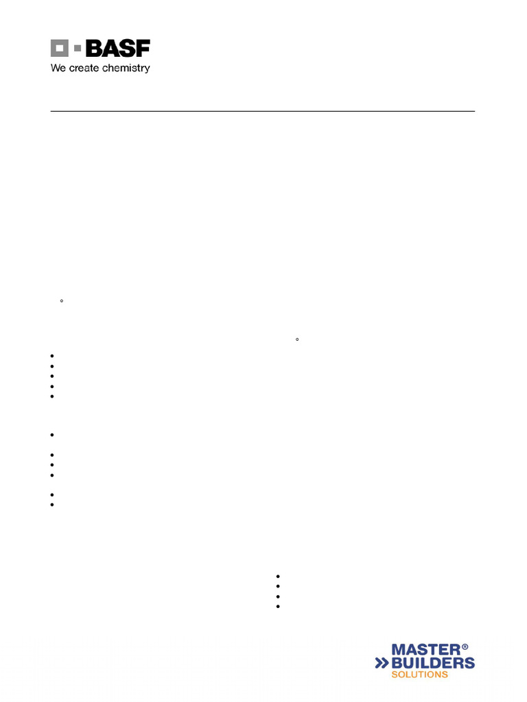 Basf Masterroc Mp800 Tds | PDF | Cement | Soil