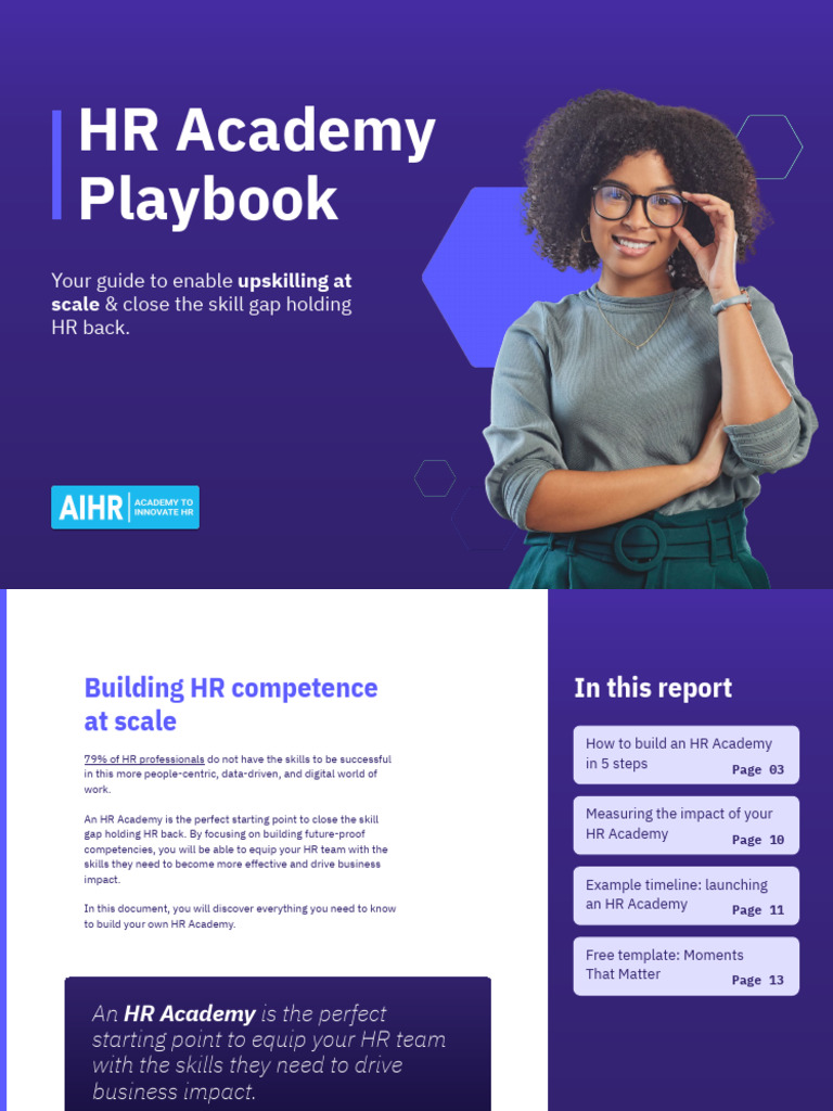 Build Your HR Academy Playbook | PDF | Learning | Analytics
