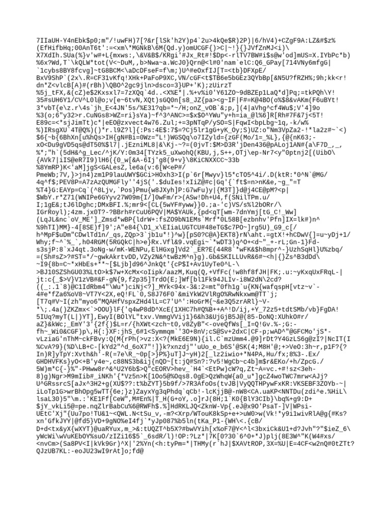 Unreadable Text Document Analysis | PDF
