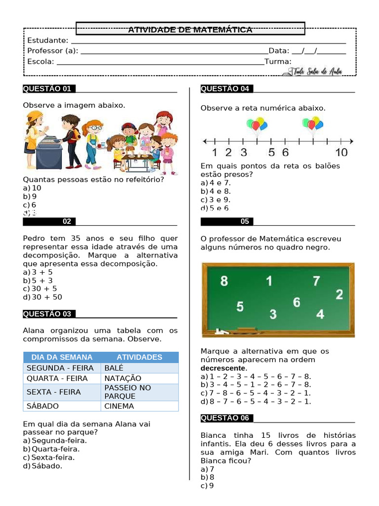 Simulado Mt 26 2ano - Tudo Sala de Aula | PDF