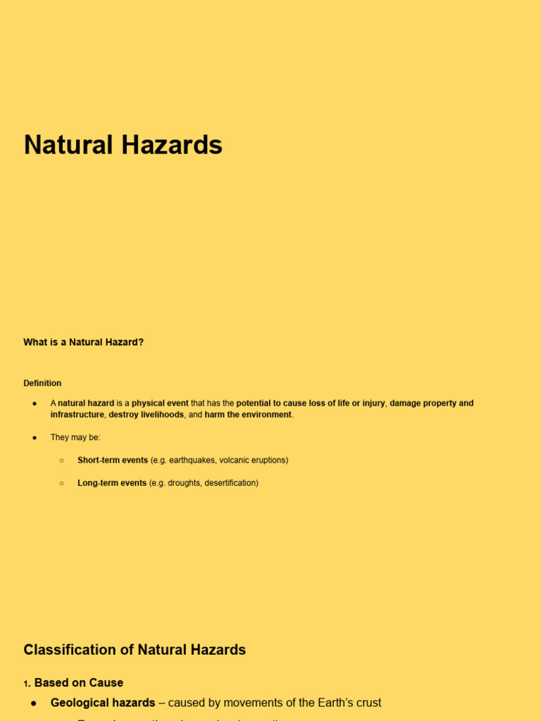 Understanding Natural Hazards and Disasters | PDF | Plate Tectonics ...