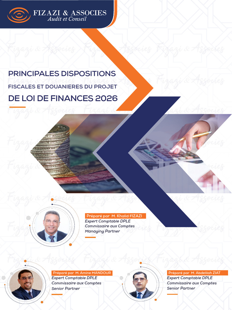 Dispositions fiscales et douanières PLF 2026 | PDF | Taxe sur la valeur ...