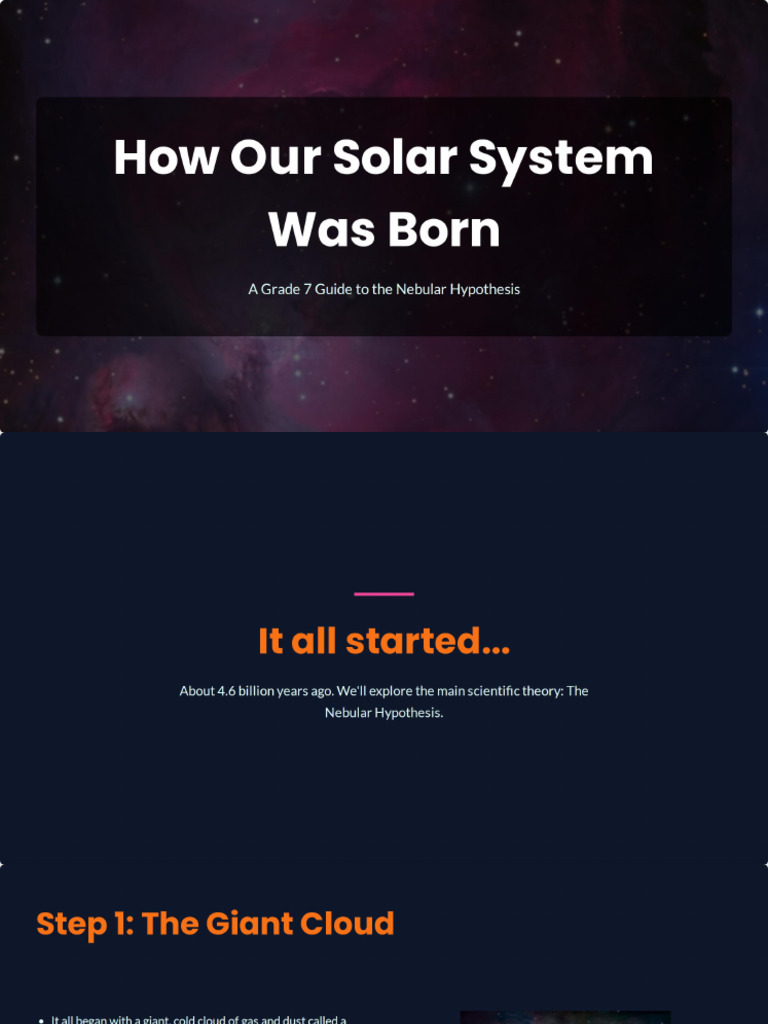 Formation of The Solar System | PDF
