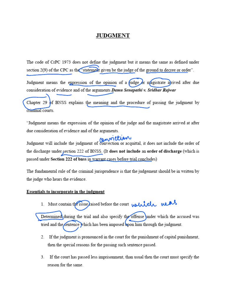 Understanding Criminal Court Judgments | PDF | Judgment (Law) | Justice
