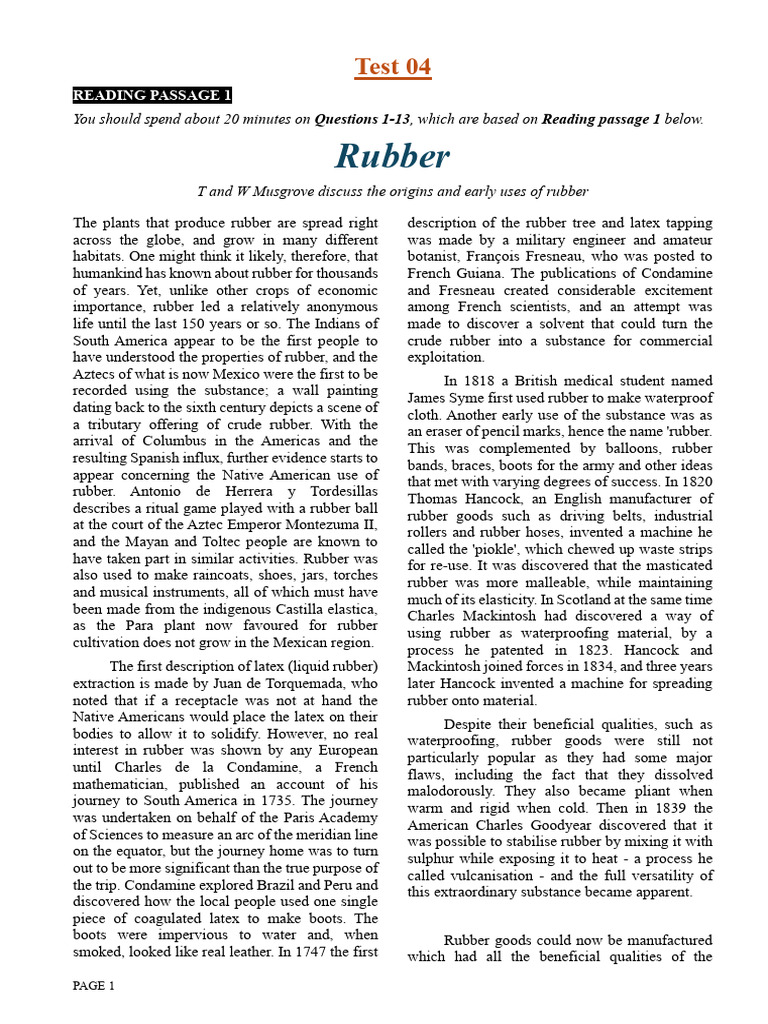 Reading-Test 04 | PDF | Dune | Sleep
