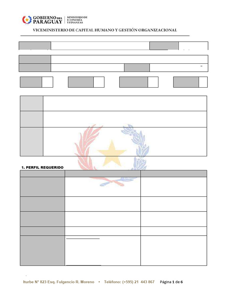 Perfil Asistente DGTH 01 10 2025 02 33 25 | PDF