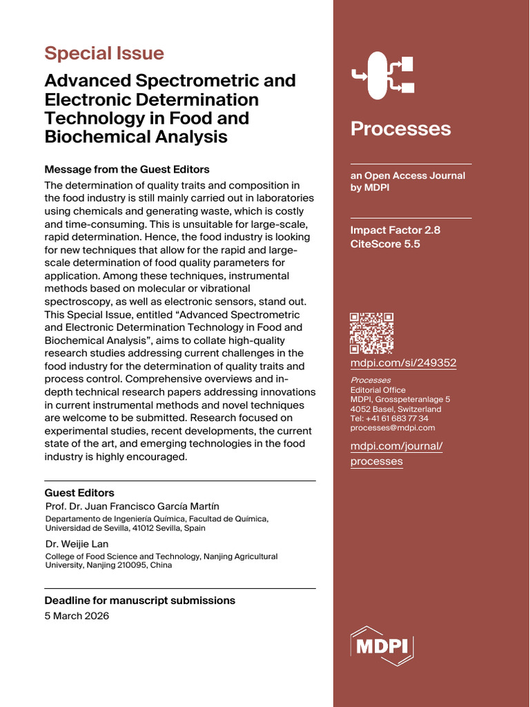 Advanced Techniques in Food Analysis | PDF | Open Access | Science