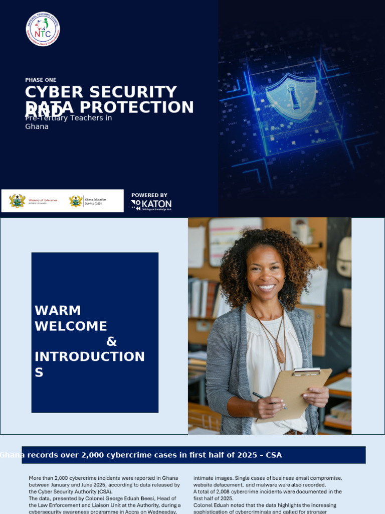 NTC Katon Phase 1 -Cybersecurity Training Outlook22 | PDF | Security ...