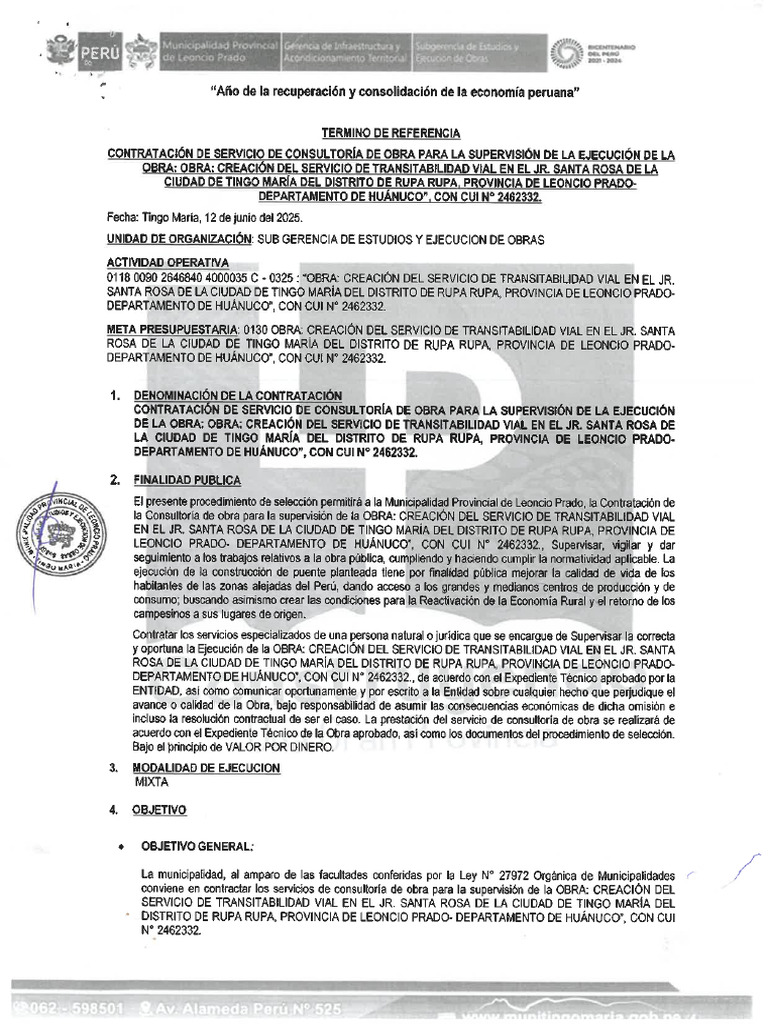 Tdr Santa Rosa. | PDF