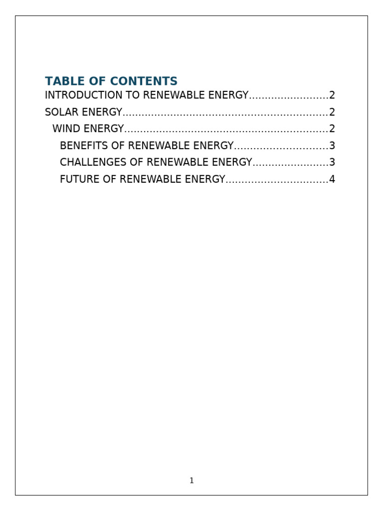 Understanding Renewable Energy Basics | PDF