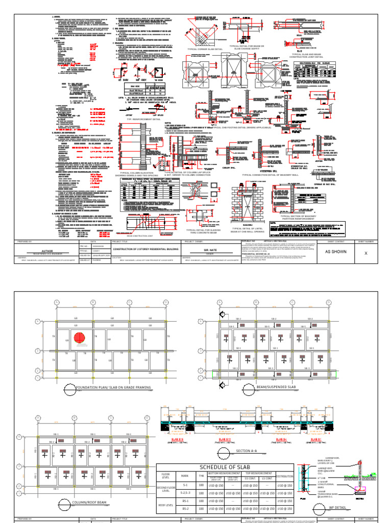 2 Storey | PDF | Building Technology | Architectural Elements