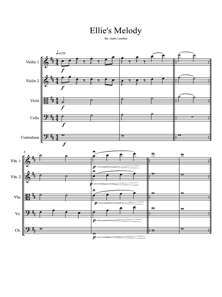 Ellie's Melody | PDF