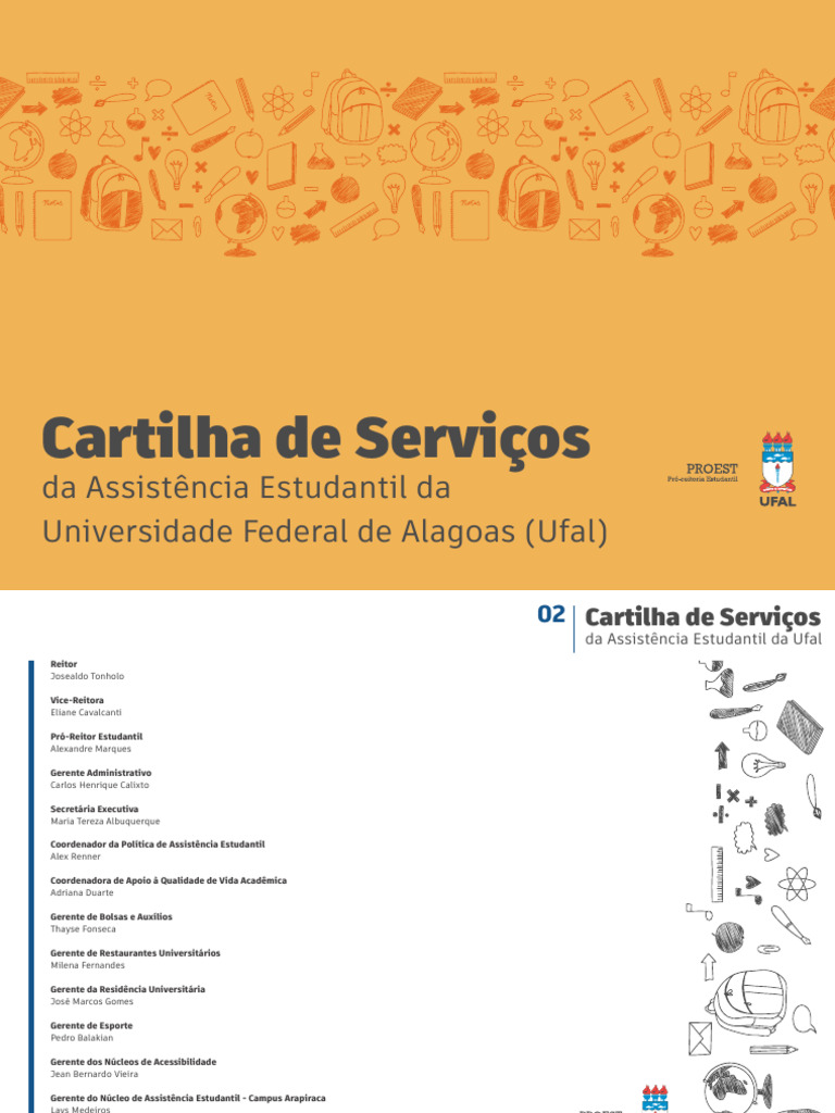 Serviços da Assistência Estudantil Ufal | PDF | Acessibilidade | União ...