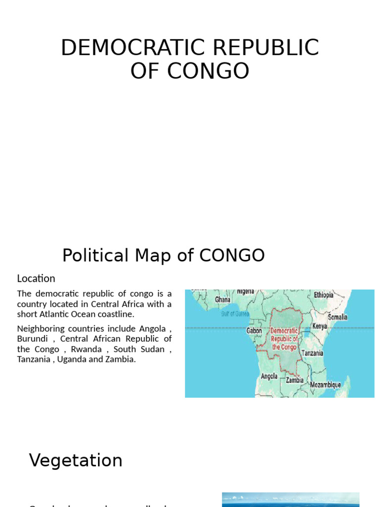 Democratic Republic of Congo Overview | PDF | Republic Of The Congo ...