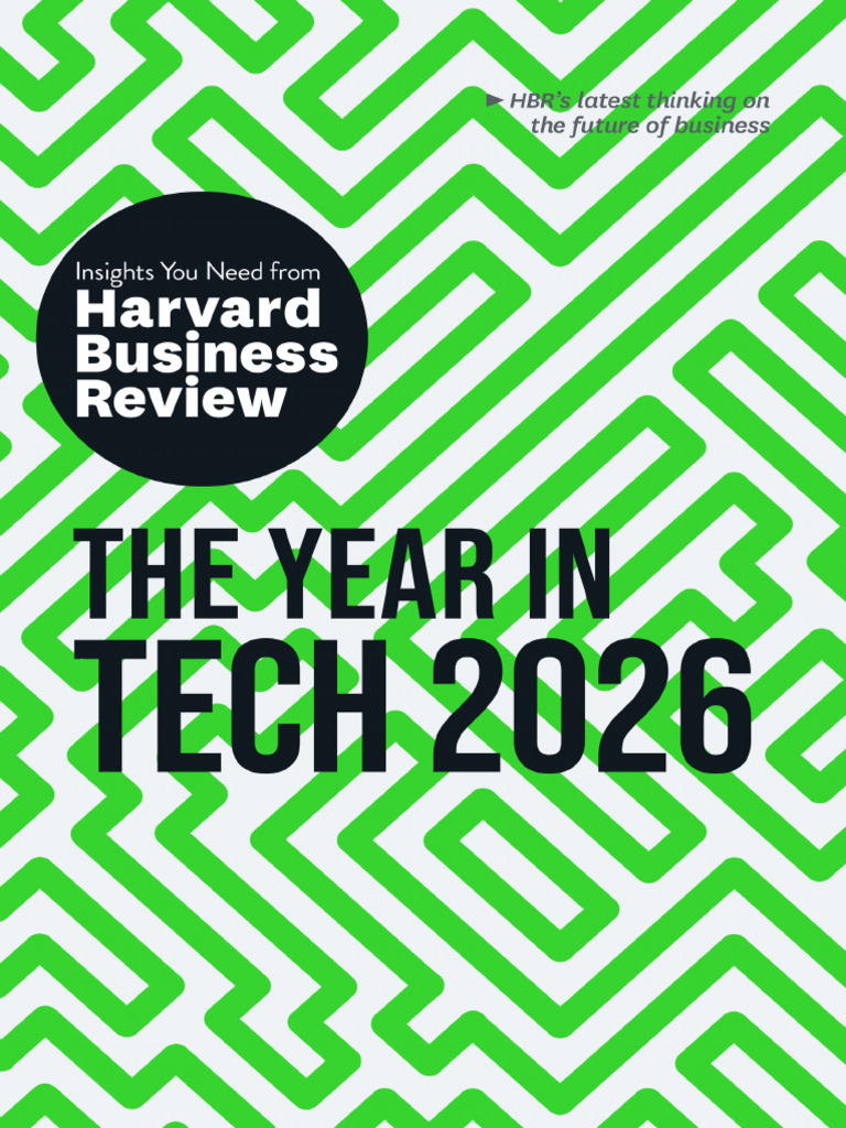 The Year in Tech 2026 - Harvard Business Review | PDF | Artificial  Intelligence | Intelligence (AI) & Semantics