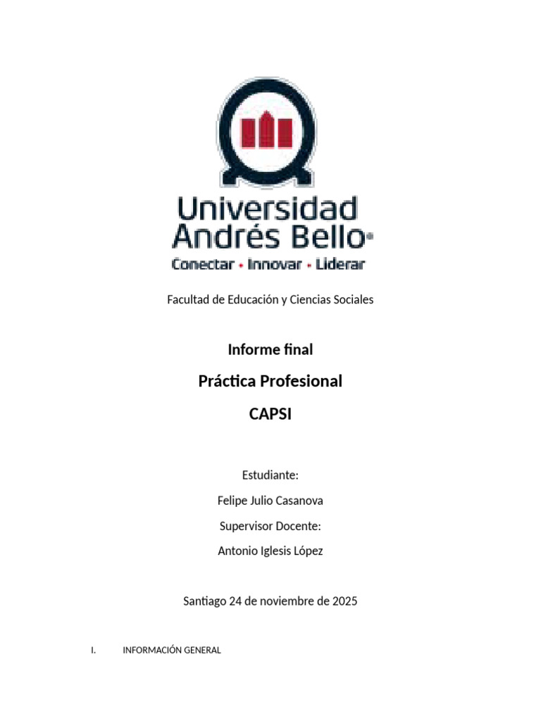 Informe de Práctica Profesional en CAPSI | PDF | Sicología | Psicoanálisis