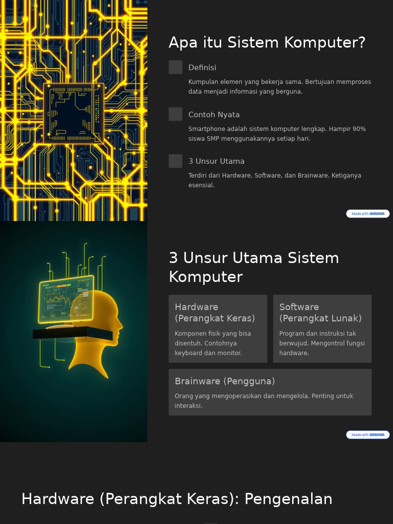 SMP Bab 4 Sistem Komputer | PDF
