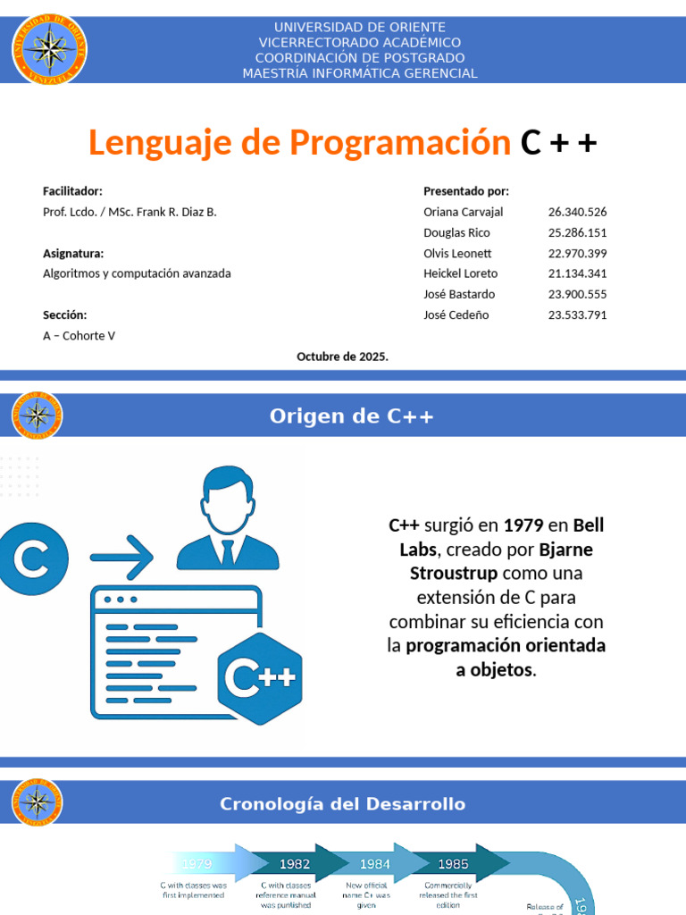 Historia y Origen del Lenguaje C++ | PDF