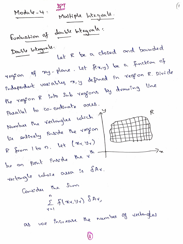 Double Integrals and Polar | PDF