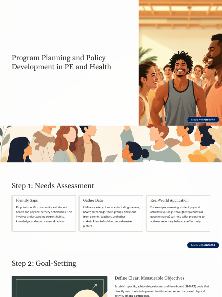 Program Planning and Policy Development in PE and Health | PDF ...