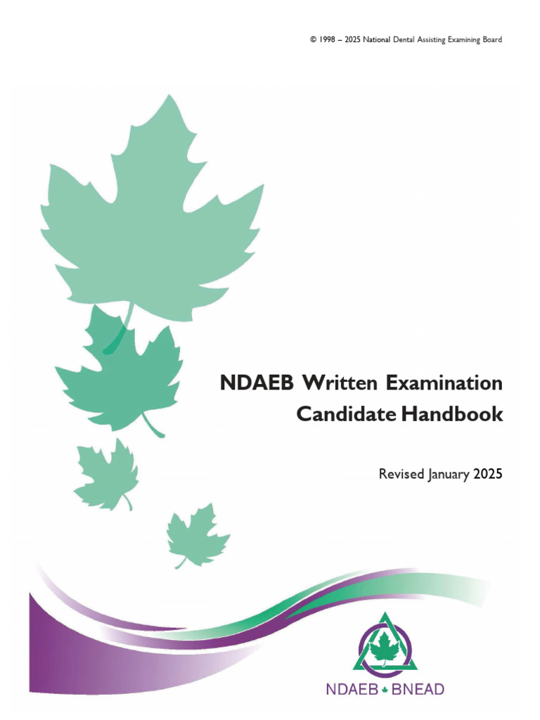 NDAEB Examination Candidate Handbook | PDF | Identity Document | Credit ...
