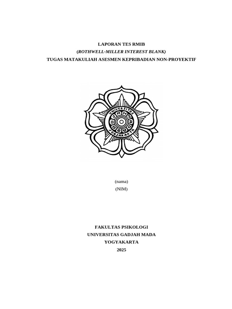 Laporan Tes RMIB: Analisis Minat Karir | PDF
