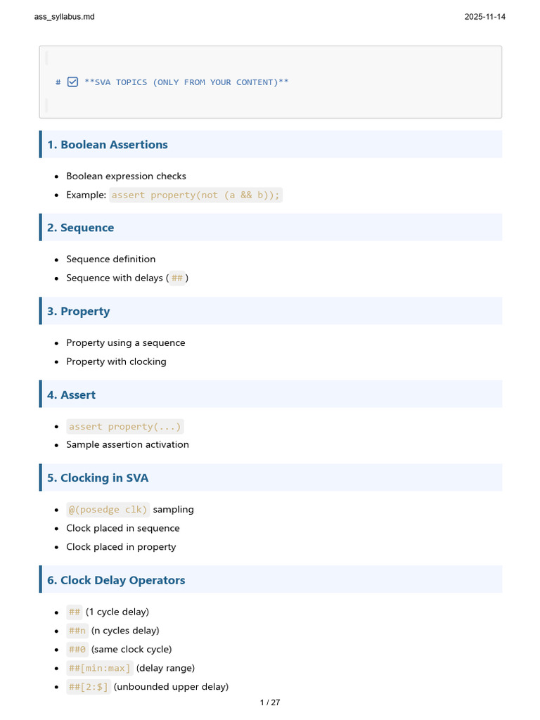 Assertions Syllabus | PDF | Transmission Control Protocol | Computer ...