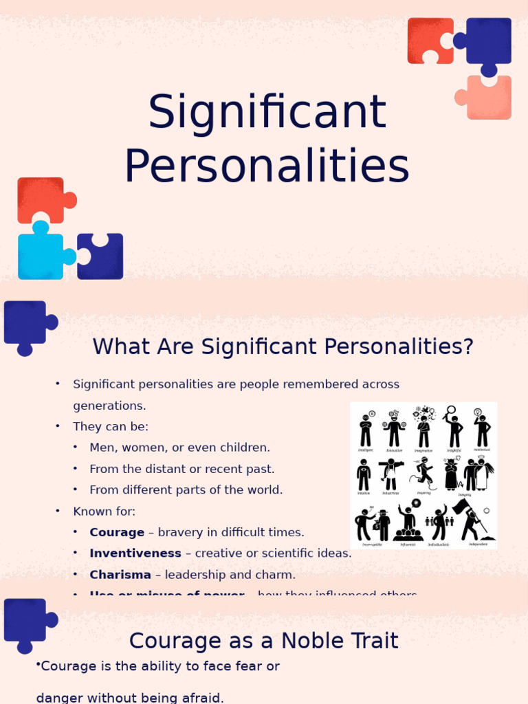 Significant Personalities | PDF | Courage