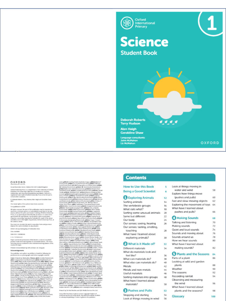 OIC Science 1 Student Book | PDF