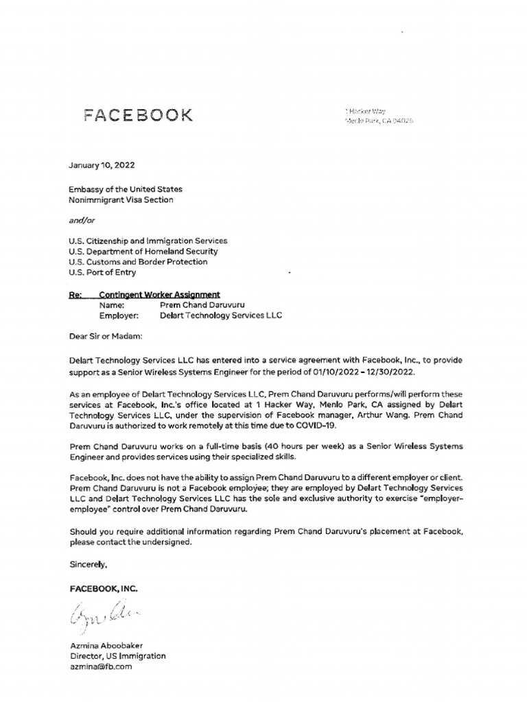 FB Client Letter | PDF