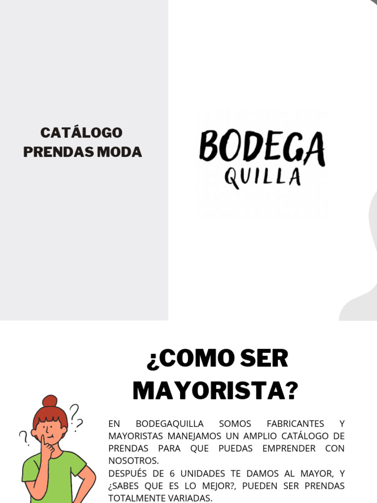 Catálogo Mayorista de Prendas Moda | PDF