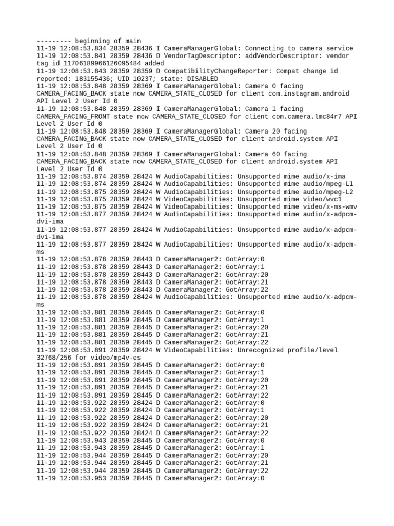 Log Cat 1763546933695 | PDF | Computer Programming | Software Engineering