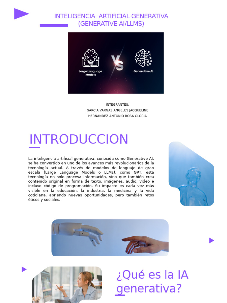 Inteligencia Artificial Generativa | PDF | Inteligencia artificial ...